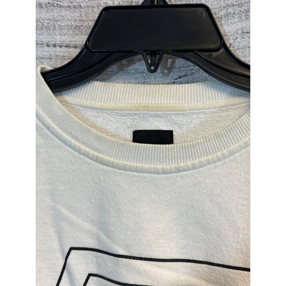 Vans Mens White Crewneck Sweatshirt Medium - Picture 2 of 4